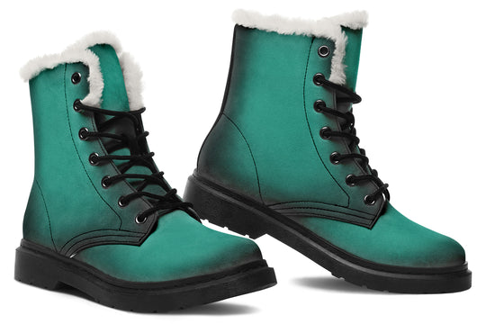 Enchanted Emerald Winter Boots