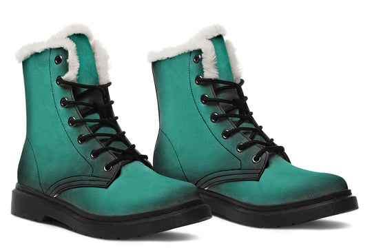 Enchanted Emerald Winter Boots