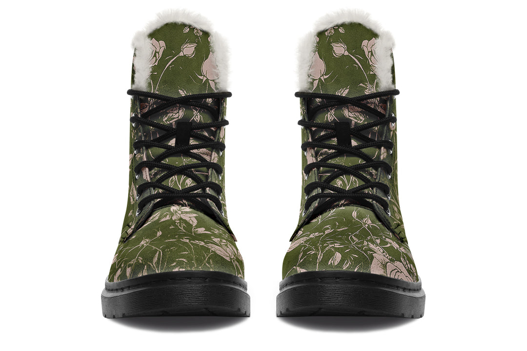 Fern Rose Romance Winter Boots