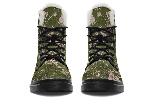 Fern Rose Romance Winter Boots