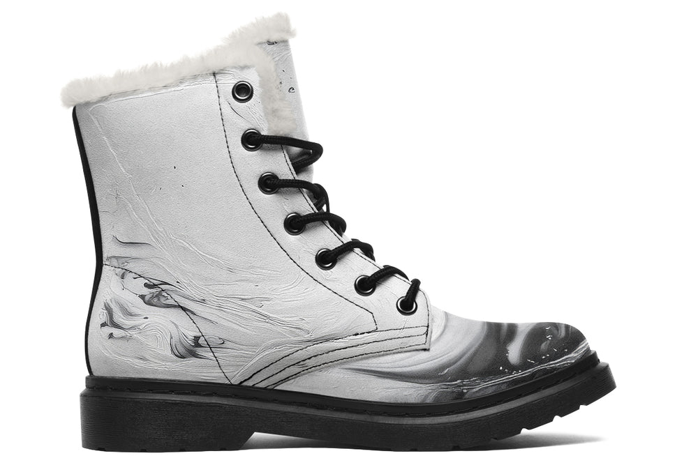 Frosted Marble Winter Boots
