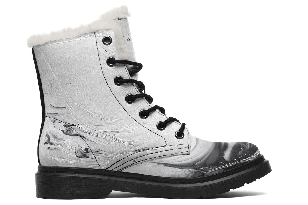 Frosted Marble Winter Boots