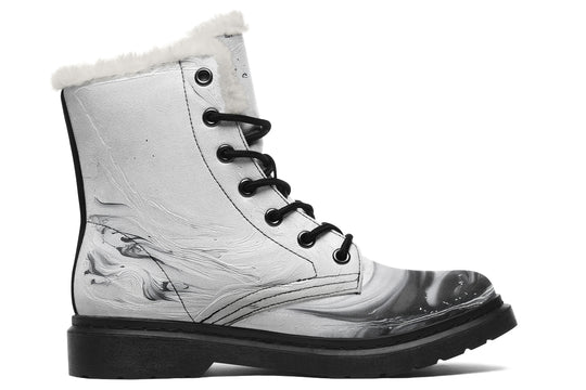 Frosted Marble Winter Boots
