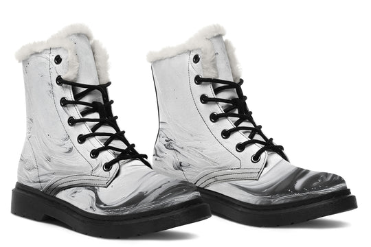Frosted Marble Winter Boots