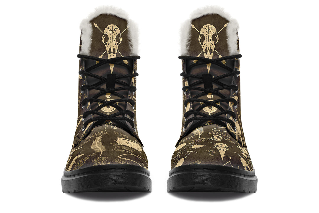 Tan Raven Study Winter Boots