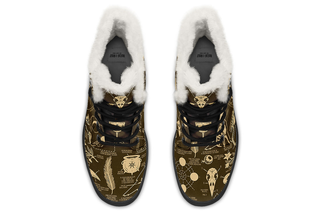 Tan Raven Study Winter Boots
