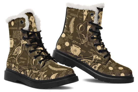 Tan Raven Study Winter Boots