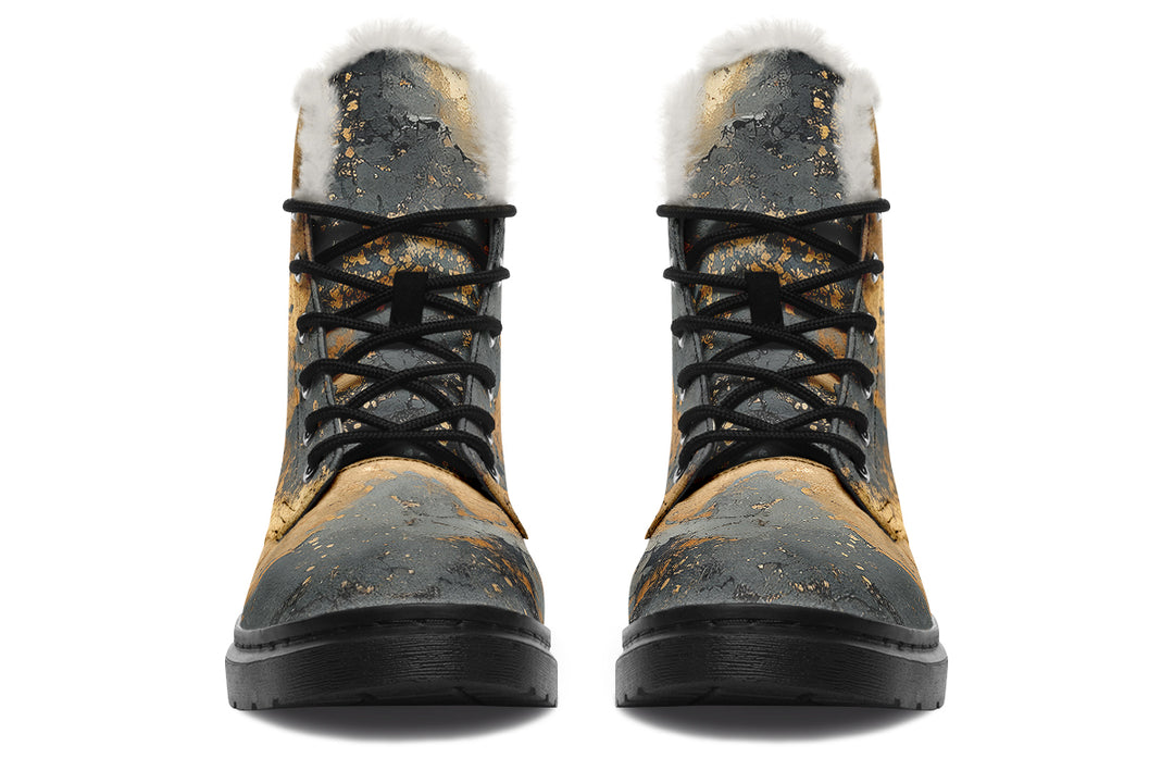 Golden Ochre Winter Boots