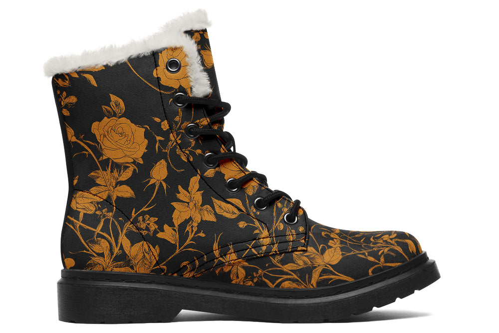 Golden Rose Romance Winter Boots