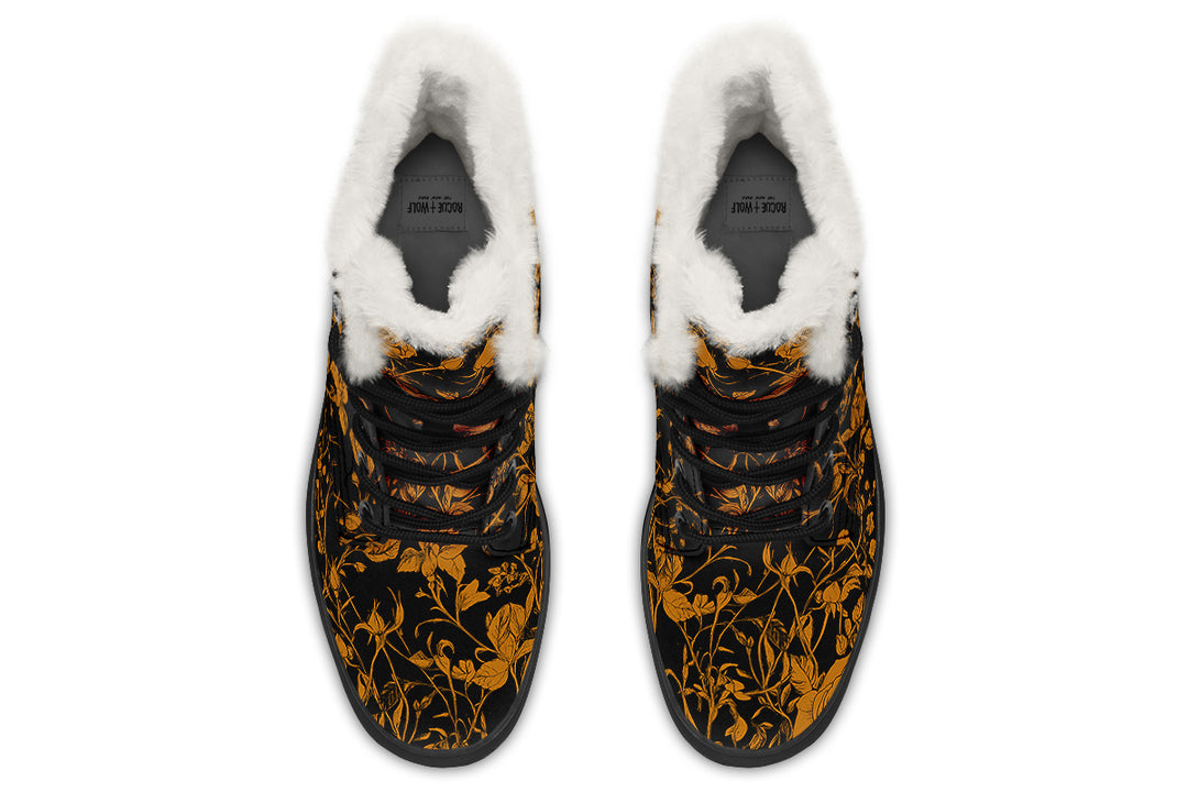 Golden Rose Romance Winter Boots