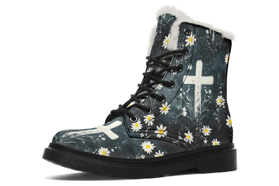 Graveyard Bloom Winter Boots