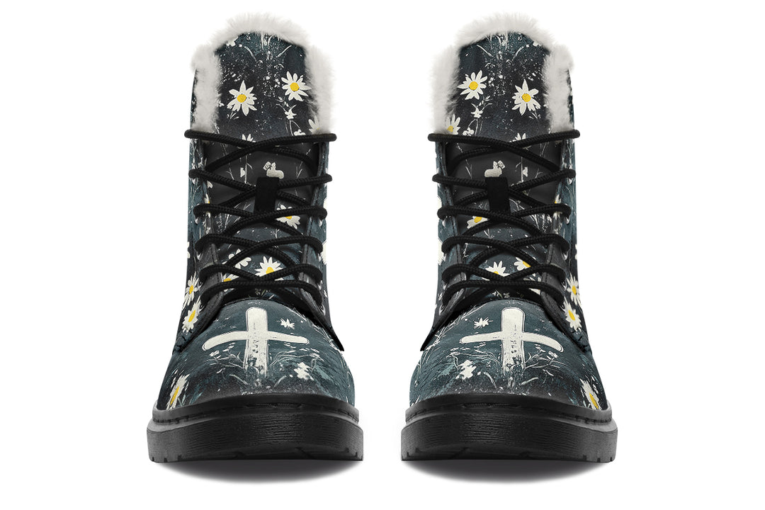 Graveyard Bloom Winter Boots