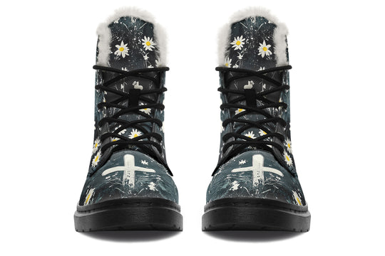 Graveyard Bloom Winter Boots