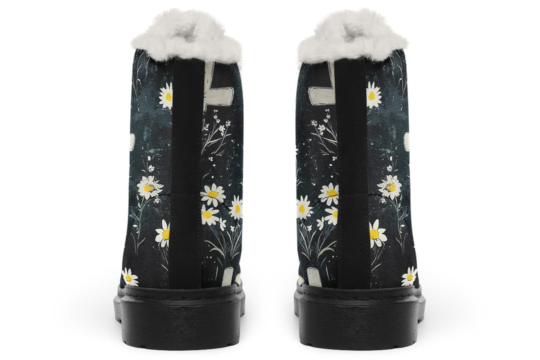 Graveyard Bloom Winter Boots
