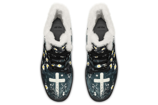Graveyard Bloom Winter Boots