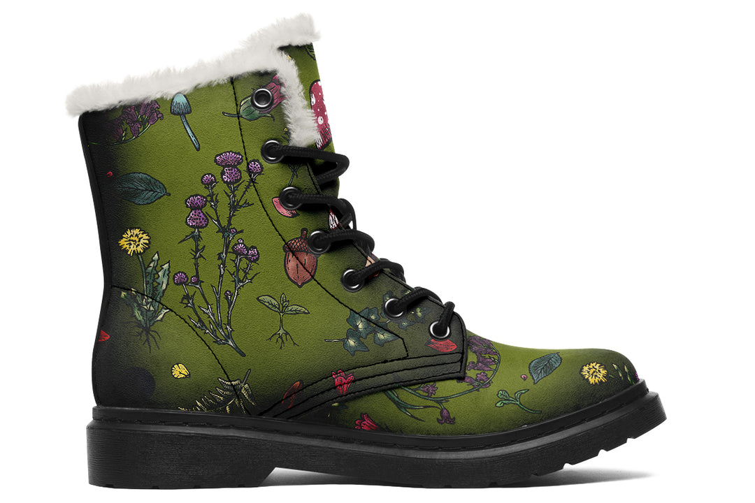 Green Herbology Winter Boots