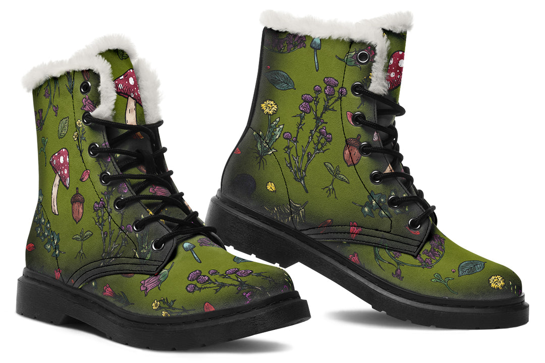 Green Herbology Winter Boots