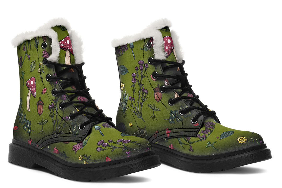 Green Herbology Winter Boots