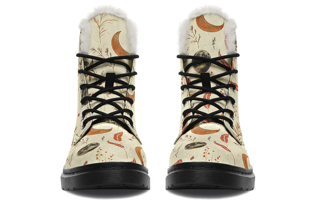 Ivory Moonlit Botanica Winter Boots