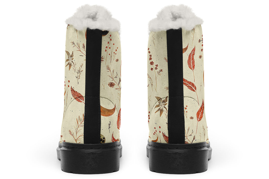Ivory Moonlit Botanica Winter Boots
