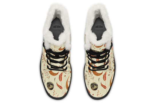 Ivory Moonlit Botanica Winter Boots