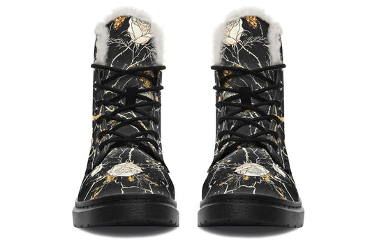 Kintsugi Rose Winter Boots