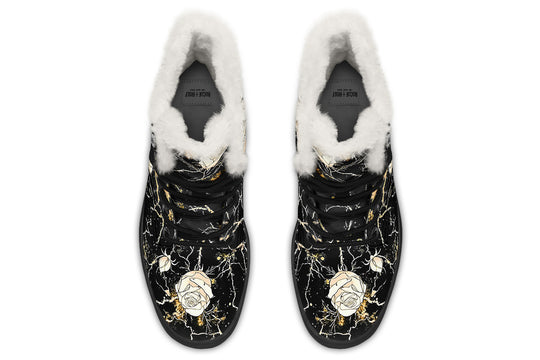 Kintsugi Rose Winter Boots