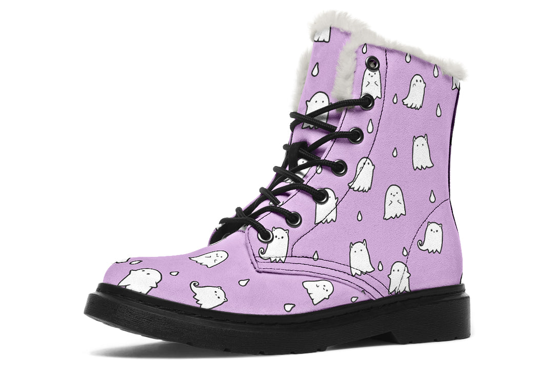 Lavender Ghost Party Winter Boots