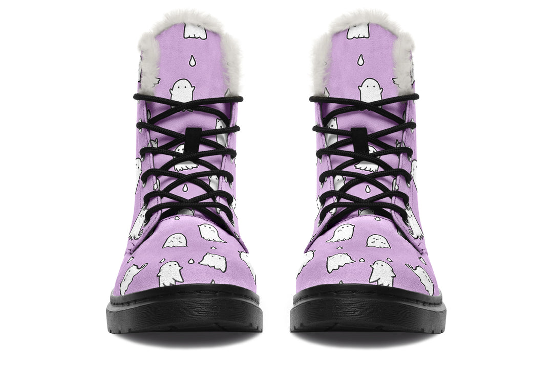 Lavender Ghost Party Winter Boots