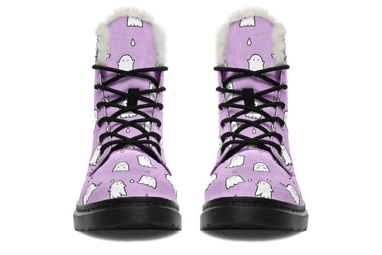 Lavender Ghost Party Winter Boots