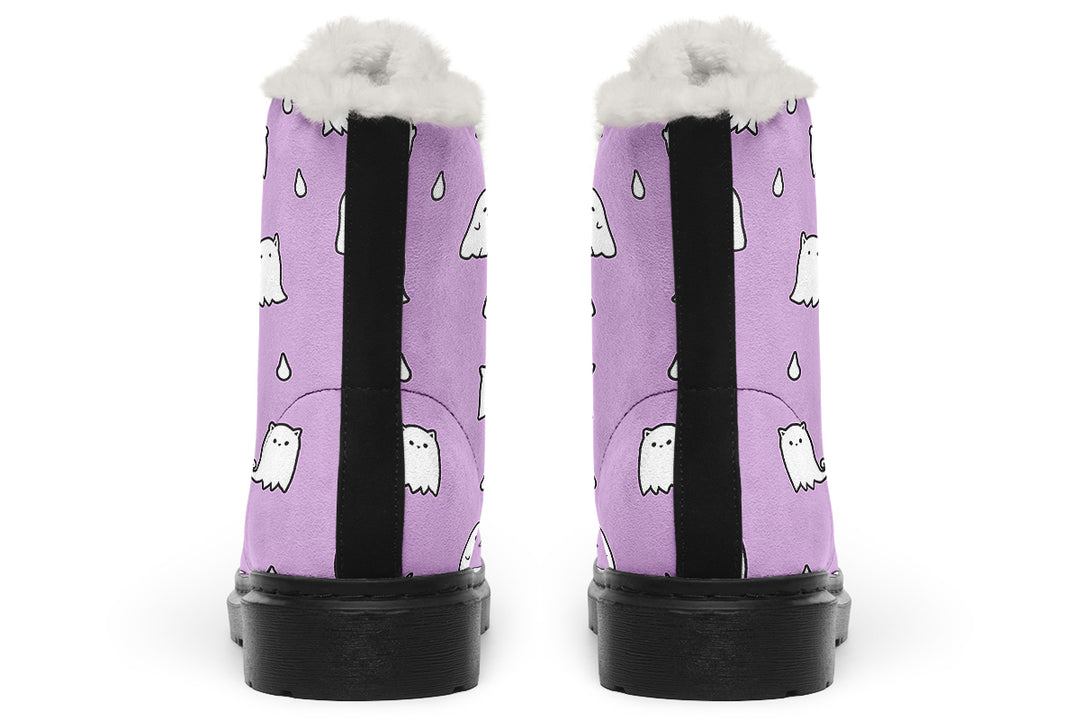Lavender Ghost Party Winter Boots