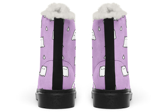 Lavender Ghost Party Winter Boots