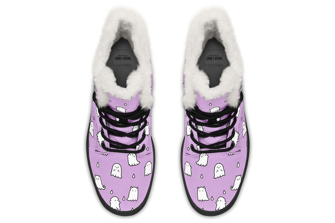 Lavender Ghost Party Winter Boots