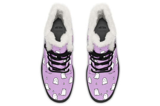Lavender Ghost Party Winter Boots