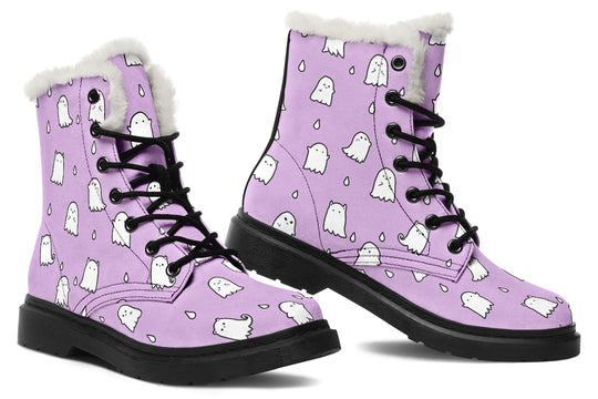 Lavender Ghost Party Winter Boots