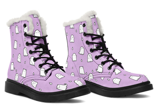 Lavender Ghost Party Winter Boots