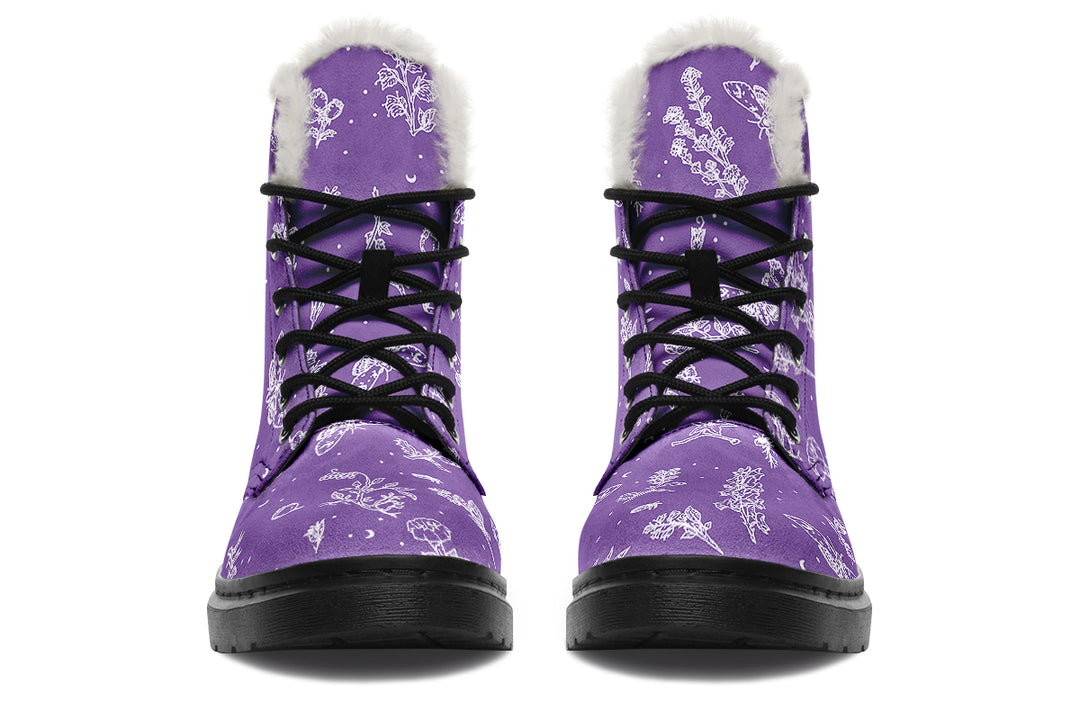 Lavender Nightshade Winter Boots