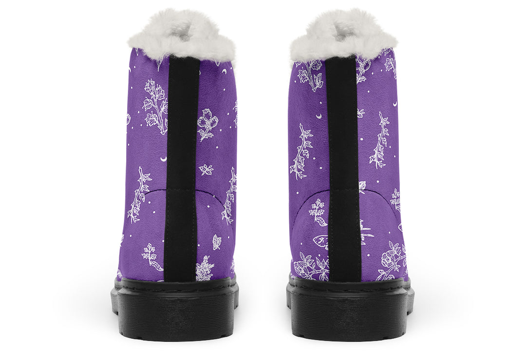 Lavender Nightshade Winter Boots