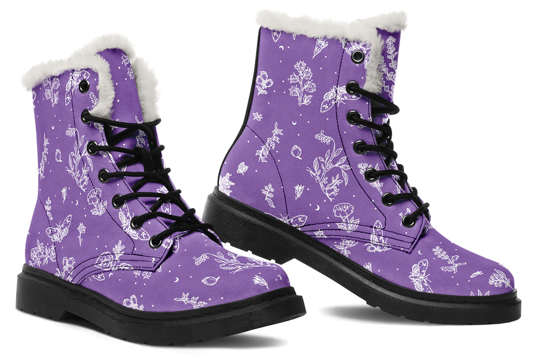 Lavender Nightshade Winter Boots