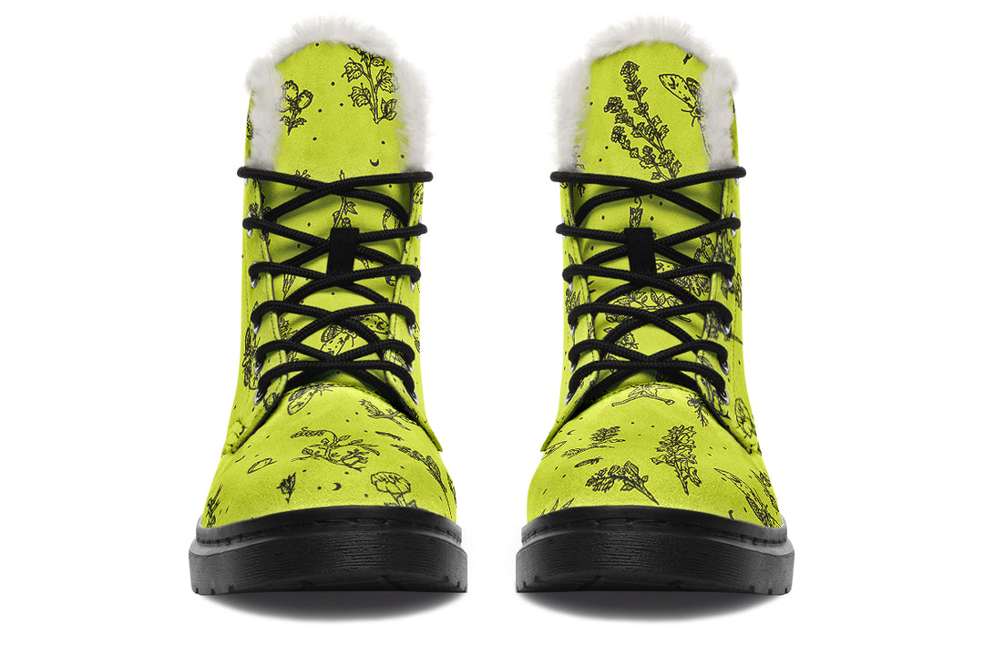 Lime Nightshade Winter Boots