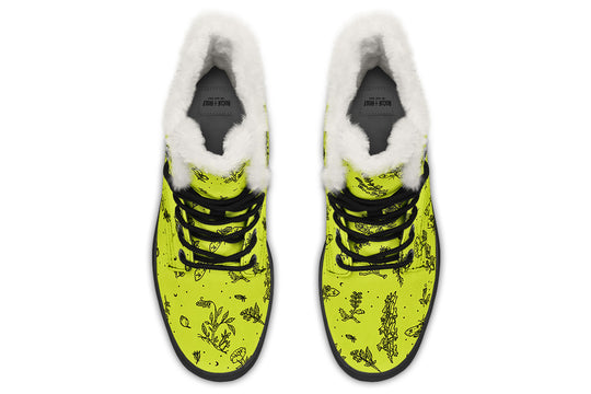 Lime Nightshade Winter Boots