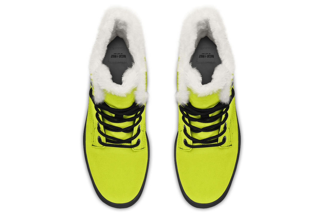 Lime Punch Winter Boots