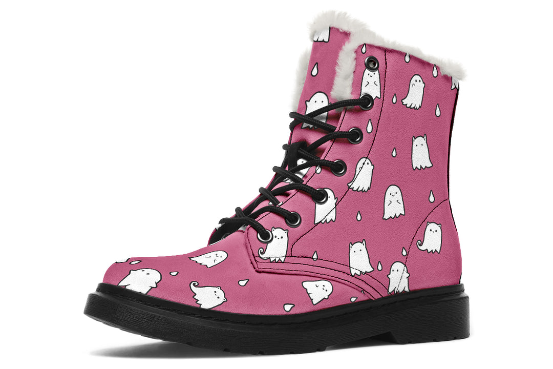 Mauve Ghost Party Winter Boots