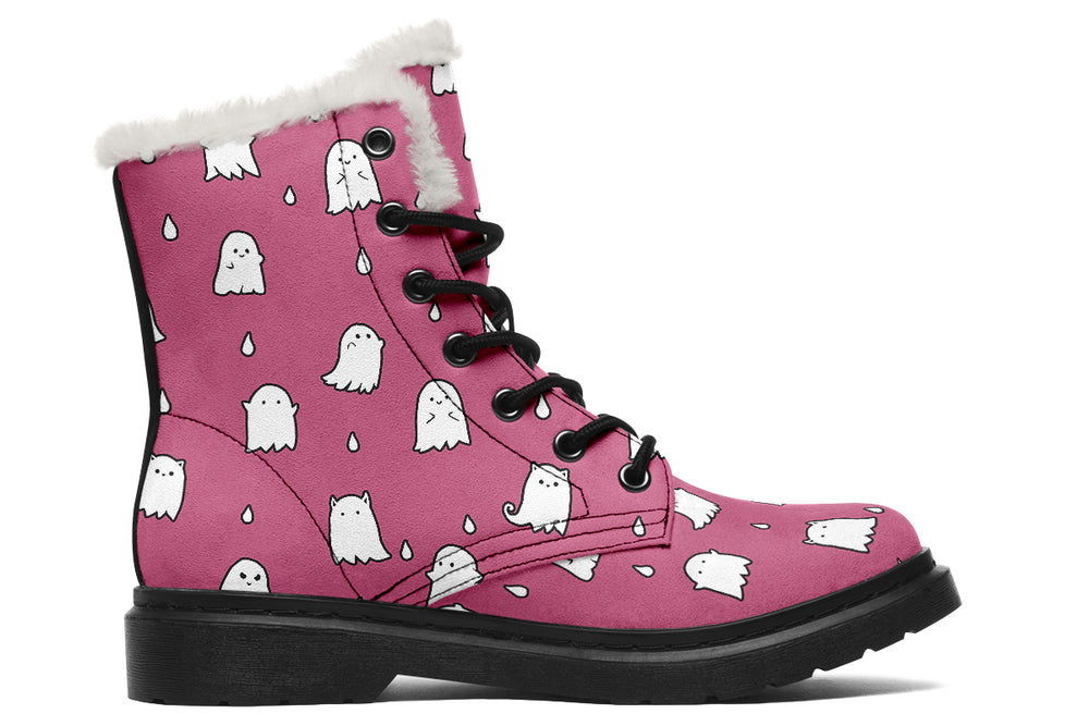 Mauve Ghost Party Winter Boots