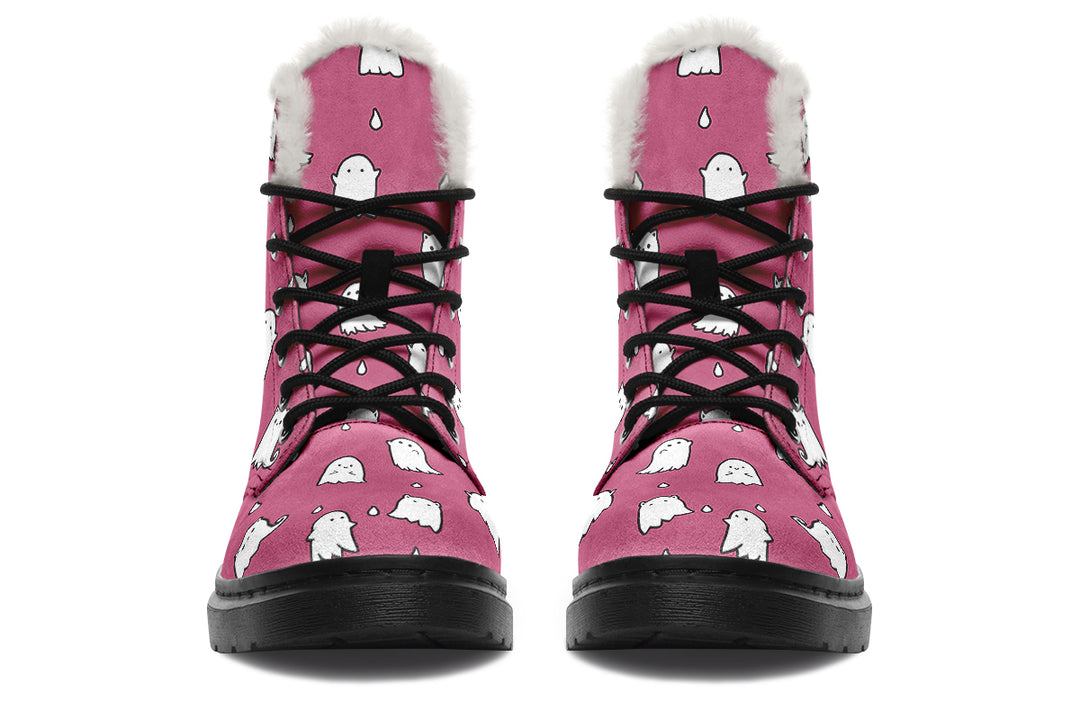 Mauve Ghost Party Winter Boots