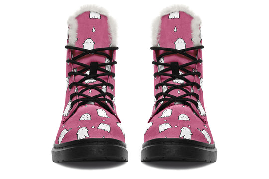 Mauve Ghost Party Winter Boots