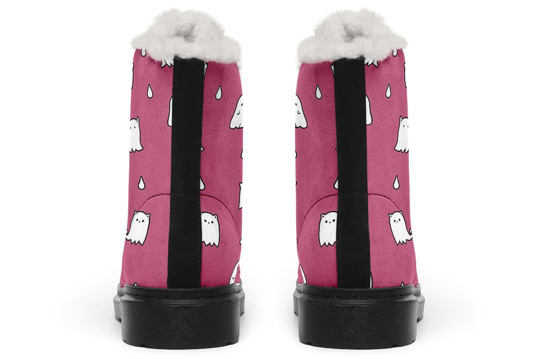 Mauve Ghost Party Winter Boots