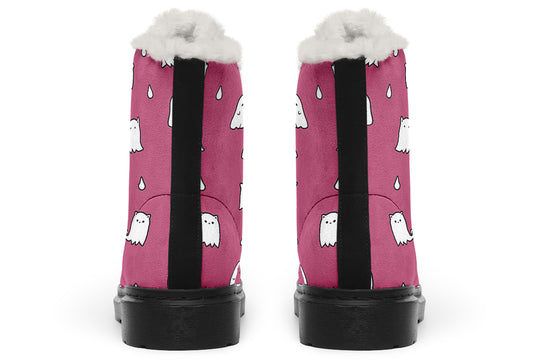 Mauve Ghost Party Winter Boots