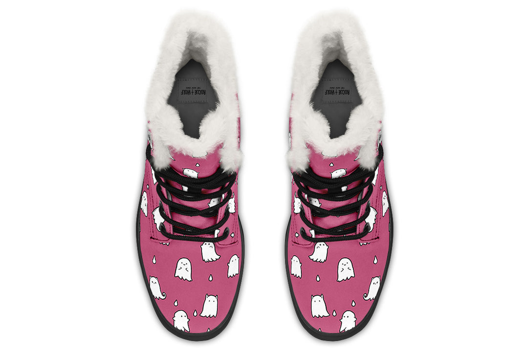 Mauve Ghost Party Winter Boots