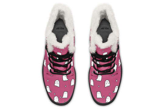 Mauve Ghost Party Winter Boots